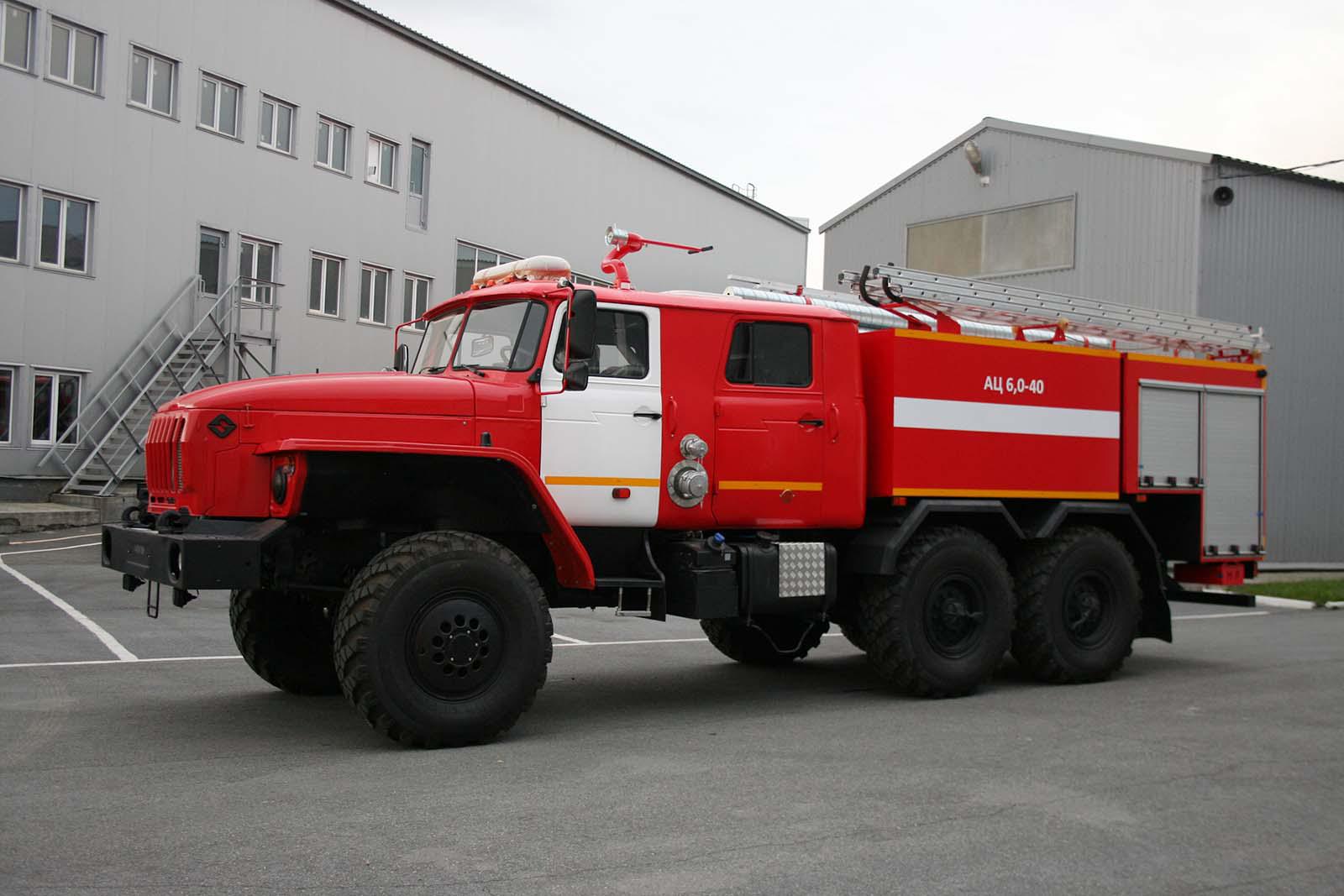 Пожарная машина АЦ Урал 55571